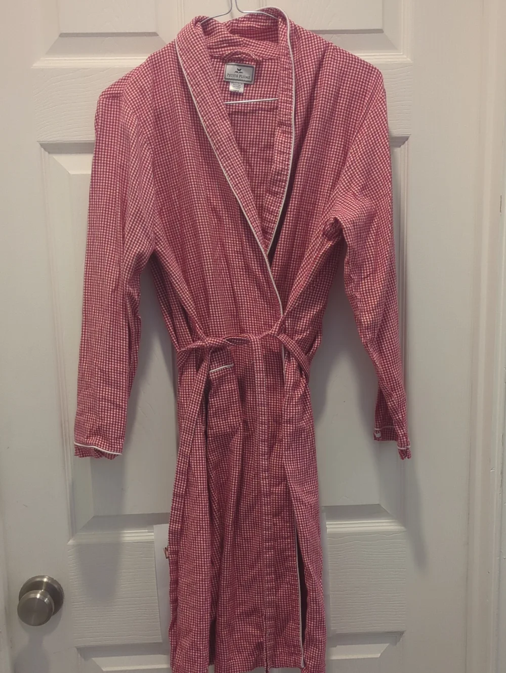 Petite Plume Gingham Robe